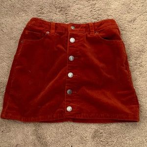 10/12 skirt corduroy
